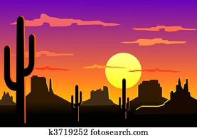 Arizona desert landscape Arizona desert landscape