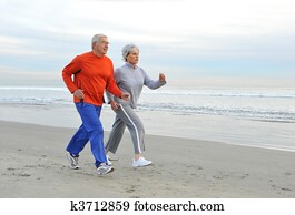 Jogging Seniors