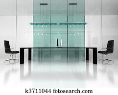 modern interior of office