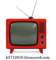 Retro plastic TV Retro plastic TV
