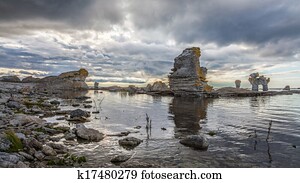 Rock formation on Gotland