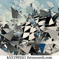 Surreal Chess Landscape Surreal Chess Landscape