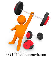 אולם התעמלות, התאמן