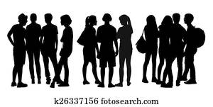 אנשים מדברים, ל, כל אחד אחר, צלליות, קבע, 6