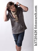 Fashion Shot of a Young Man 