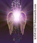 numerology, com, anjo, números