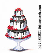 עוגה של חתונה, דוגמה