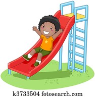 Boy sliding Boy sliding