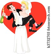 Bride and groom Bride and groom