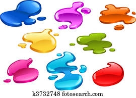 Color splashes Color splashes