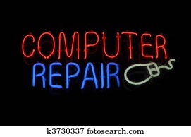 Computer Repair Neon Sign Computer Repair Neon Sign