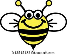 Fat bee cartoon Clip Art | k15544648 | Fotosearch