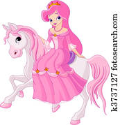 Princess riding horse Princess riding horse