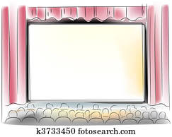 Theater Screen Theater Screen