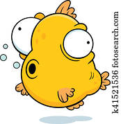 Cartoon Google Eyed Fish Cartoon Google Eyed Fish