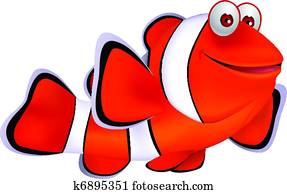 Clown fish cartoon Clown fish cartoon