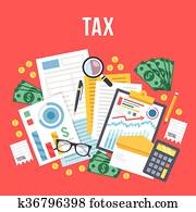 steuer, berechnung, budget, berechnung