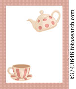Tea party invitation Tea party invitation