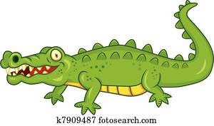 תנין, ציור היתולי