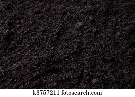 dark background with top soil