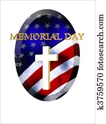 memorial day with cross memorial day with cross