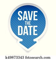 Save the Date label lettering Save the Date label lettering