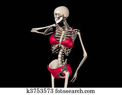 Skeleton In A Bikini Skeleton In A Bikini