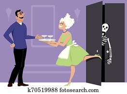Skeleton in the closet Skeleton in the closet