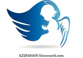 מלאך כחול, לוגו