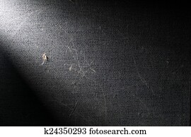 Black background illuminated from the left corner spotlight Black background illuminated from the left corner spotlight