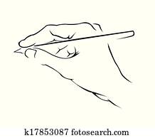 Hand Writing Simple Symbol Hand Writing Simple Symbol
