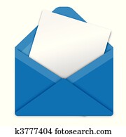 Blue envelope Blue envelope