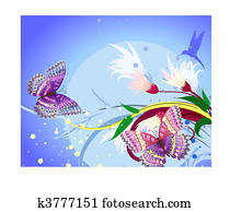 blumen-, fantasie blumen-, fantasie