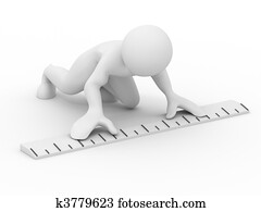 Men with yardstick Men with yardstick