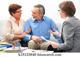 Meeting with real estate agent