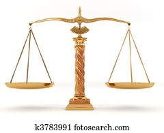 Symbol of justice. Scale Symbol of justice. Scale