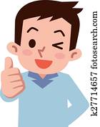 Thumbs up man Thumbs up man