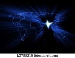 World Map - India World Map - India