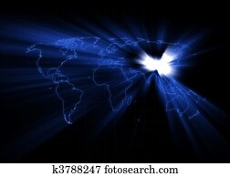 מפה של עולם, -, סין