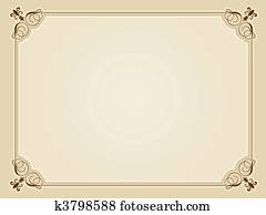 Blank certificate background