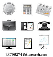 Business and office icons Business and office icons