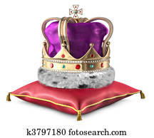 Crown on pillow Crown on pillow