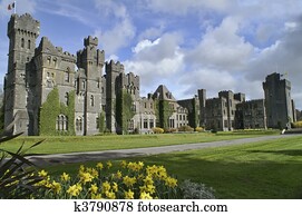 Famous Ashford Castle, County Mayo, Ireland.