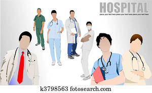 Medical doctor with stethoscope