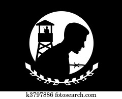 POW MIA flag. This flag is in the public domain in the United States because it is a work of the United States Federal Government under the terms of Title 17, Chapter 1, Section 10 POW MIA flag. This flag is in the public domain in the United States because it is a work of the United States Federal Government under the terms of Title 17, Chapter 1, Section 10