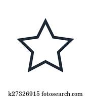 star outline star outline