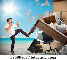 Stressful job need holidays