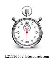 ストップウォッチ レコード 競争の時間 速い 競争 でき事 タイマー イラスト K Fotosearch