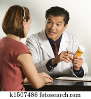 doktor, und, patient.