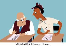 educação, para, seniores